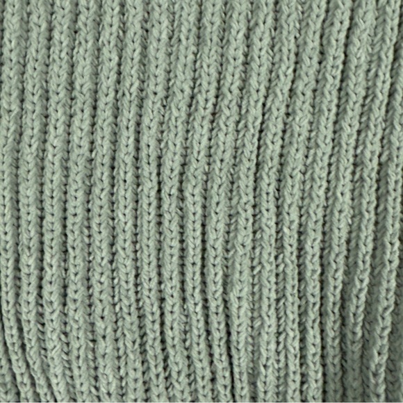 Aerie Size L Sugar Rush Chenille Sweater Polo Henley Neckline Green NEW - Picture 5 of 8